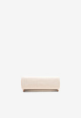 Mini Herbag Zip Retourne 20 in Ecru and Beige H Viking Canvas and Fauve Hunter with Gold Hardware