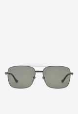Gucci Square Metal Sunglasses GG1441SBLACK
