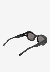 Saint Laurent Acetate Cat-Eye Sunglasses SL639-001 52BLACK