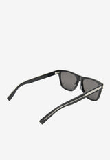 Saint Laurent Square Acetate Sunglasses SL619-001 56BLACK