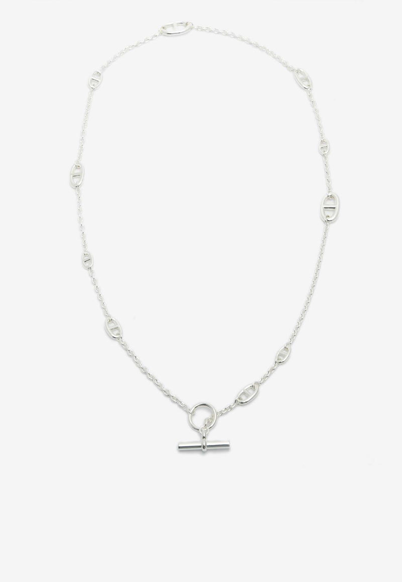 Hermès Farandole Long Necklace 80 in Silver