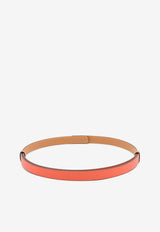 Hermès Kelly 18 Belt in Orange Field Epsom Leather with Rose Gold Buckle