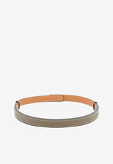 Hermès Kelly 18 Belt in Etoupe Epsom Leather with Gold Buckle