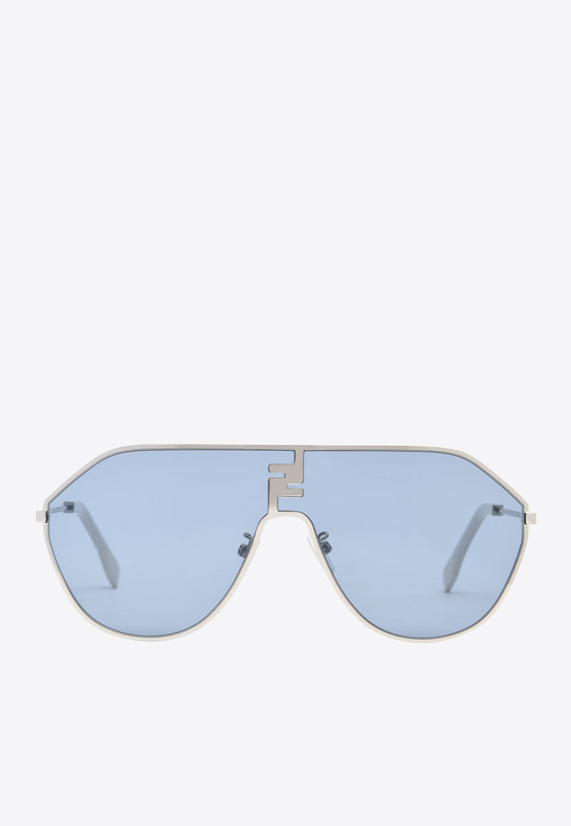 Fendi Metal Acetate Sunglasses FE40080U6516VBLUE