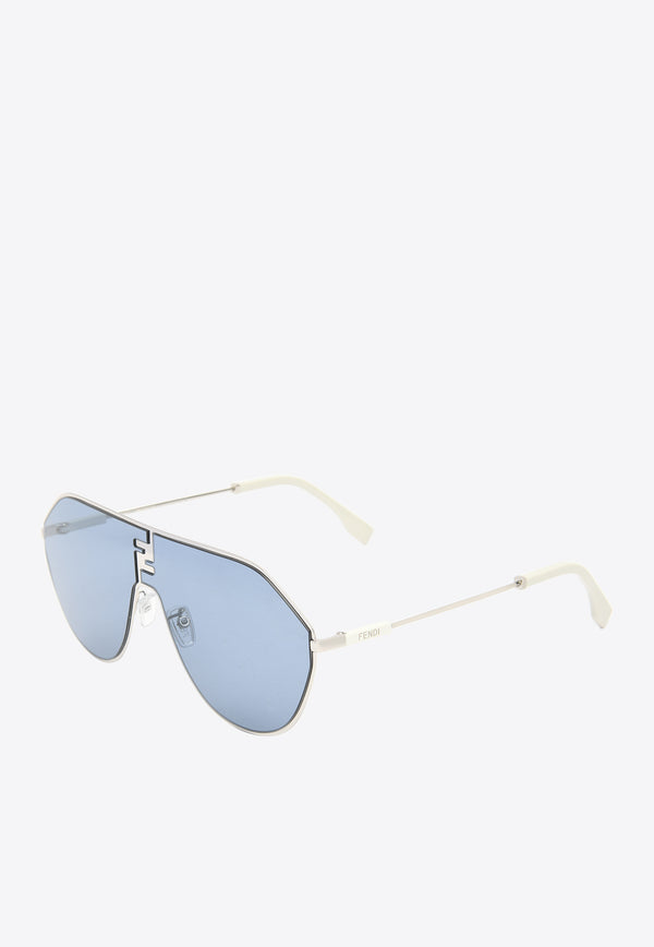 Fendi Metal Acetate Sunglasses FE40080U6516VBLUE