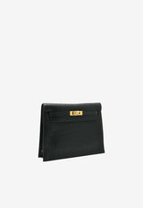 Hermès Kelly Danse in Black Ostrich Leather with Gold Hardware