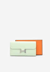 Constance To Go Wallet in Vert Fizz Epsom with Palladium Hardware