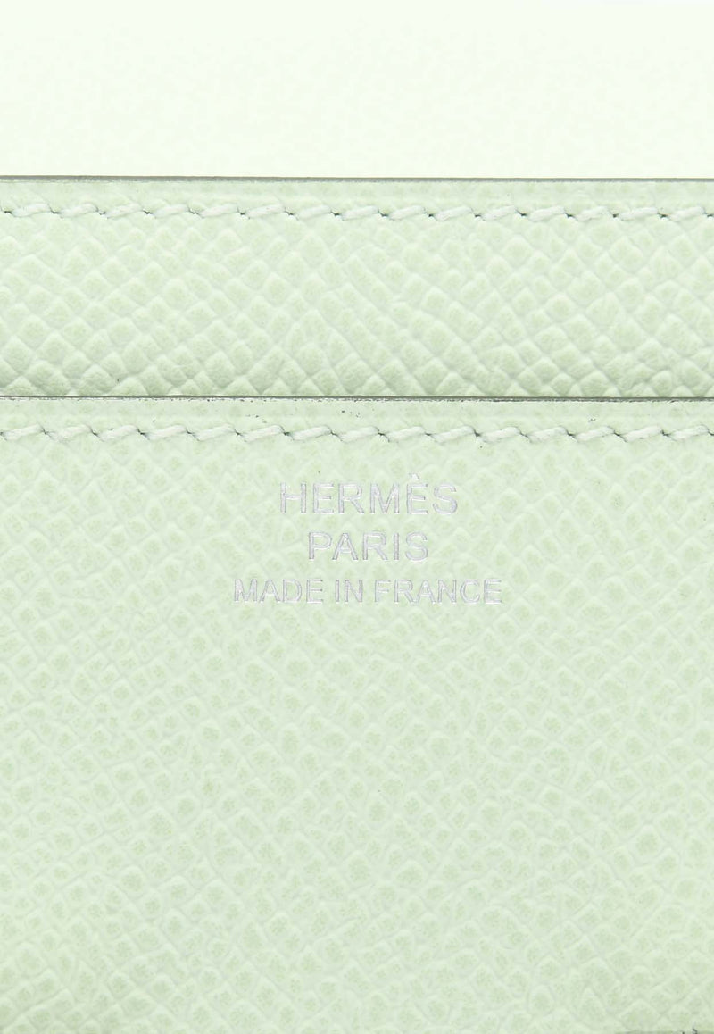 Hermès Constance To Go Wallet in Vert Fizz Epsom with Palladium Hardware