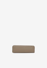 Loro Piana Extra Pocket L19 Pouch in Grained Leather Taupe FAN4045_D0Q4_TH