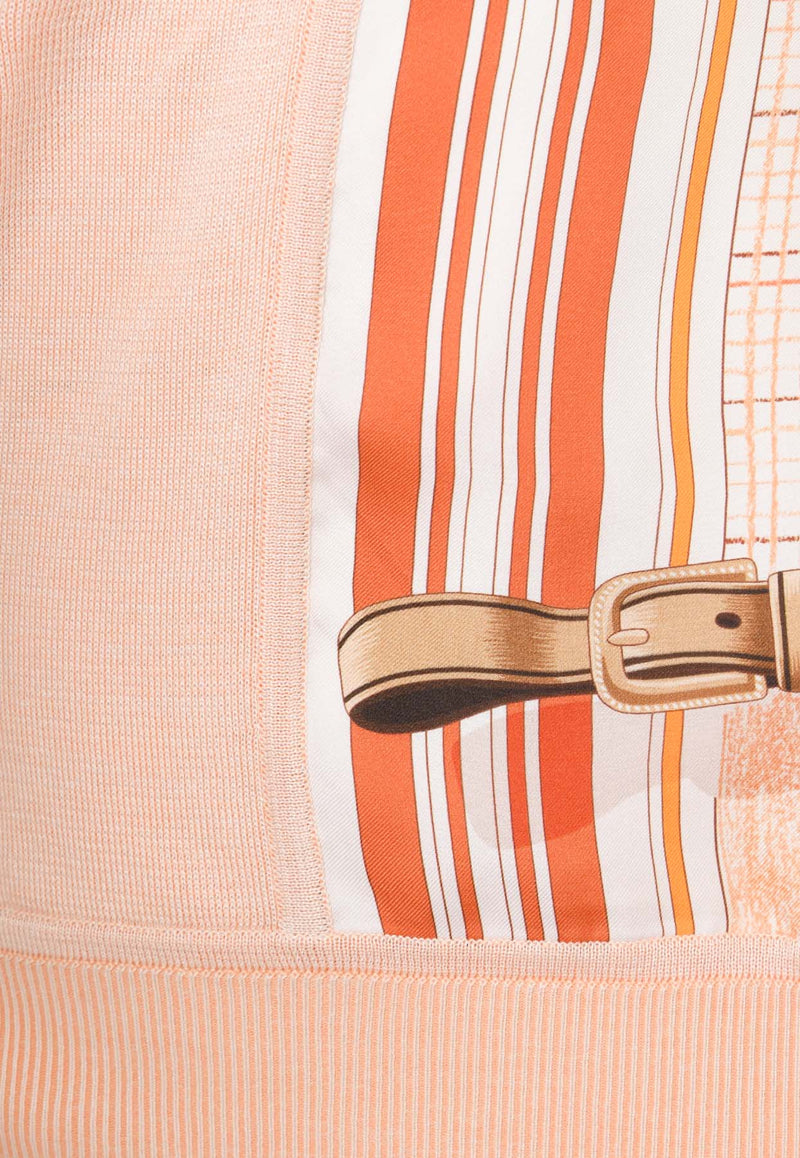 "Coloriages de Jour" Short Twillaine Cardigan