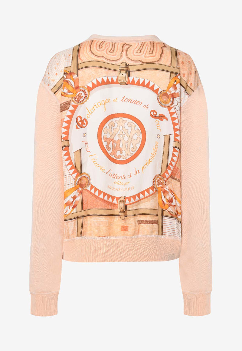 "Coloriages de Jour" Short Twillaine Cardigan