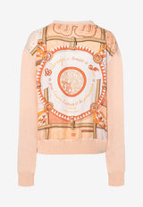 "Coloriages de Jour" Short Twillaine Cardigan