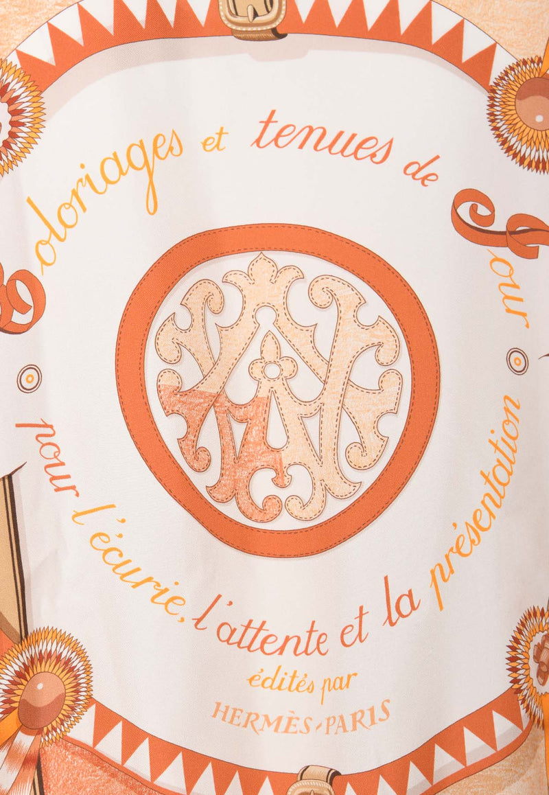 "Coloriages de Jour" Short Twillaine Cardigan