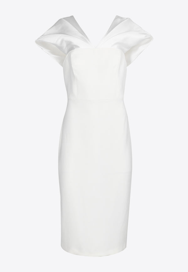 Wrenley Off-Shoulder Midi Dress