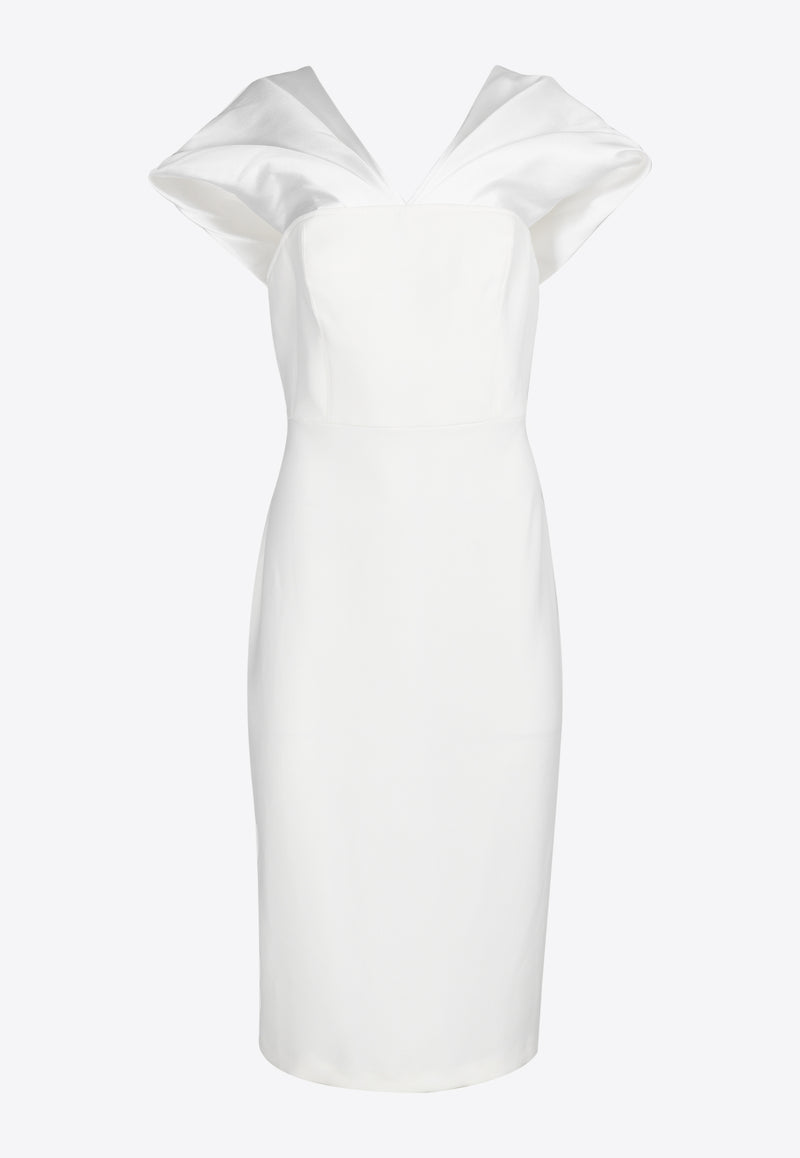 Wrenley Off-Shoulder Midi Dress