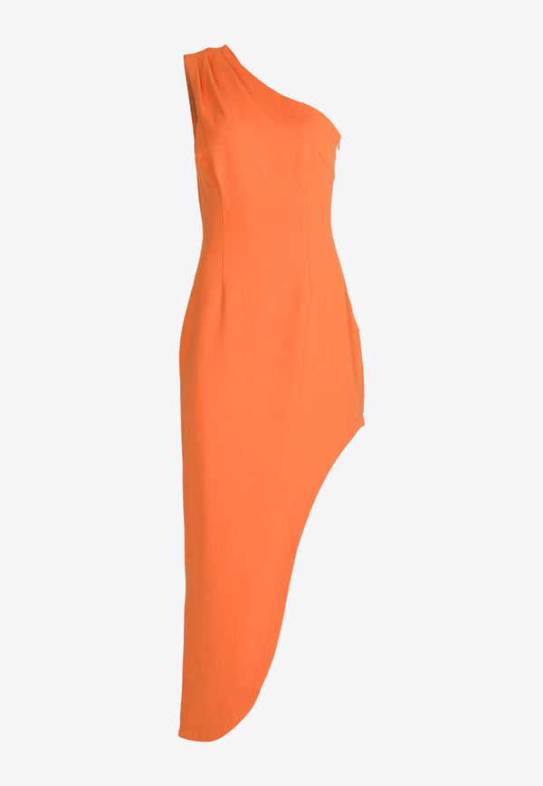 Elliatt Ellie One-Shoulder Asymmetric Maxi Dress EC2092215ORANGE