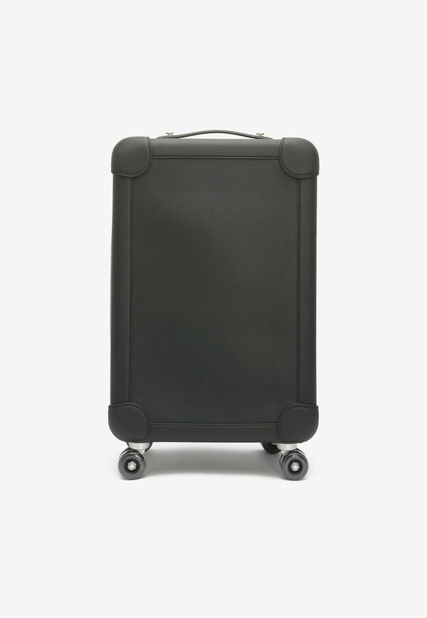 Hermès Rolling Mobility Suitcase Cabine 55 in Black Regate