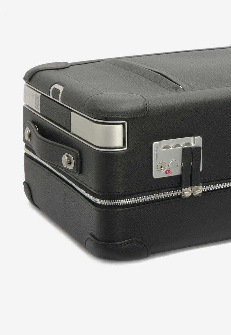 Hermès Rolling Mobility Suitcase Cabine 55 in Black Regate