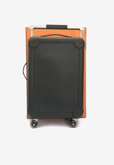 Hermès Rolling Mobility Suitcase Cabine 55 in Black Regate