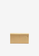 Hermès Kelly Pocket Long Wallet in Doré Leather with Gold Hardware Doré