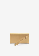 Hermès Kelly Pocket Long Wallet in Doré Leather with Gold Hardware Doré