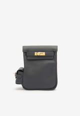 Hermès Kelly Jump Backpack in Caban Swift Leather with Gold Hardware