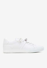 Day Palladium Kelly Buckle Sneakers in White Calf Leather