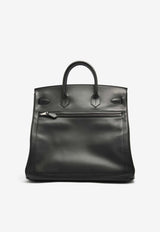 Birkin Rock 40 HAC in Black Evercolor Leather with Palladium Hardware