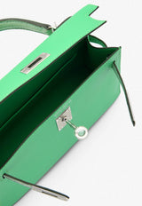 Hermès Mini Kelly 20 Sellier Touch in Vert Comics Madame and Vert d'Eau Matte Alligator with Palladium Hardware