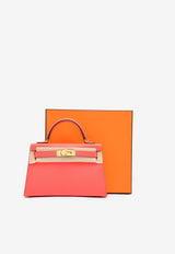 Hermès Mini Kelly 20 Sellier HSS in Rose Texas Epsom Leather with Gold Hardware