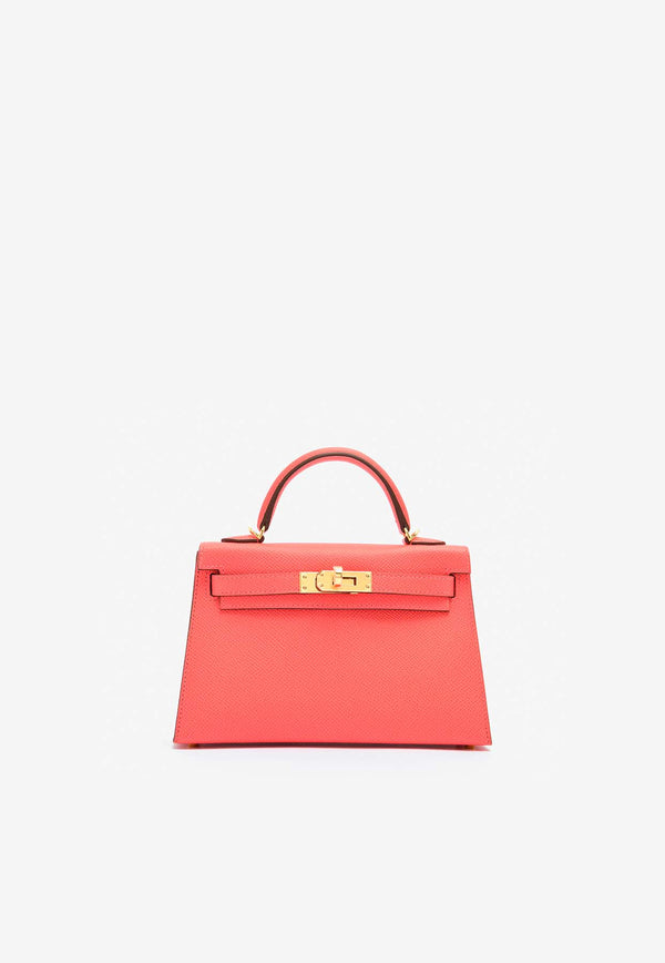 Hermès Mini Kelly 20 Sellier HSS in Rose Texas Epsom Leather with Gold Hardware