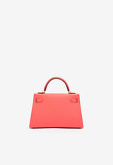 Hermès Mini Kelly 20 Sellier HSS in Rose Texas Epsom Leather with Gold Hardware