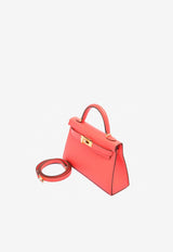 Hermès Mini Kelly 20 Sellier HSS in Rose Texas Epsom Leather with Gold Hardware