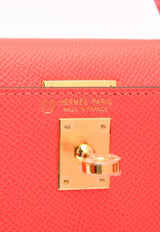 Hermès Mini Kelly 20 Sellier HSS in Rose Texas Epsom Leather with Gold Hardware