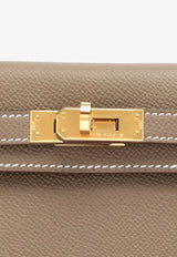 Hermès Mini Kelly 20 Sellier in Etoupe Epsom Leather with Gold Hardware