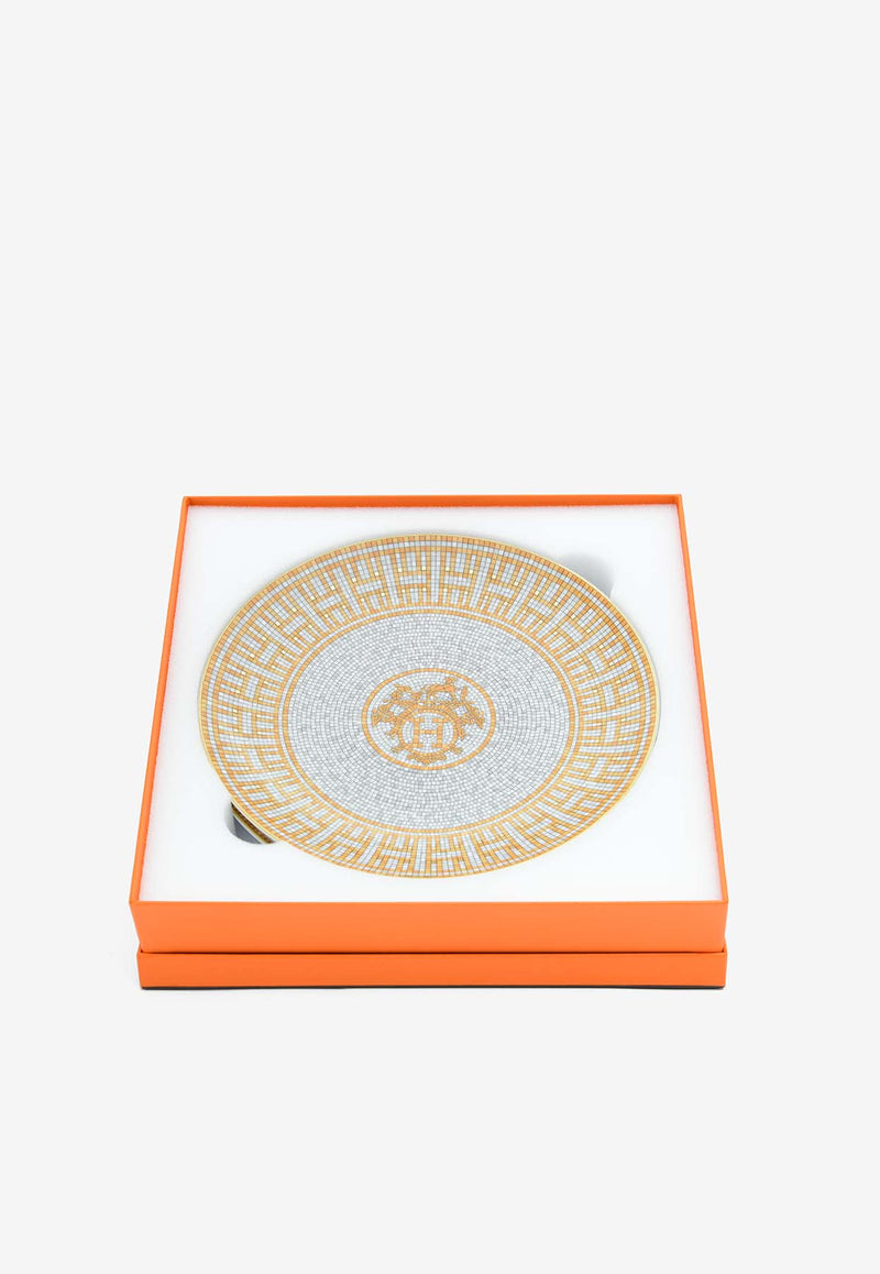 Hermès Mosaique au 24 Gold Dessert Plate - Set of 2