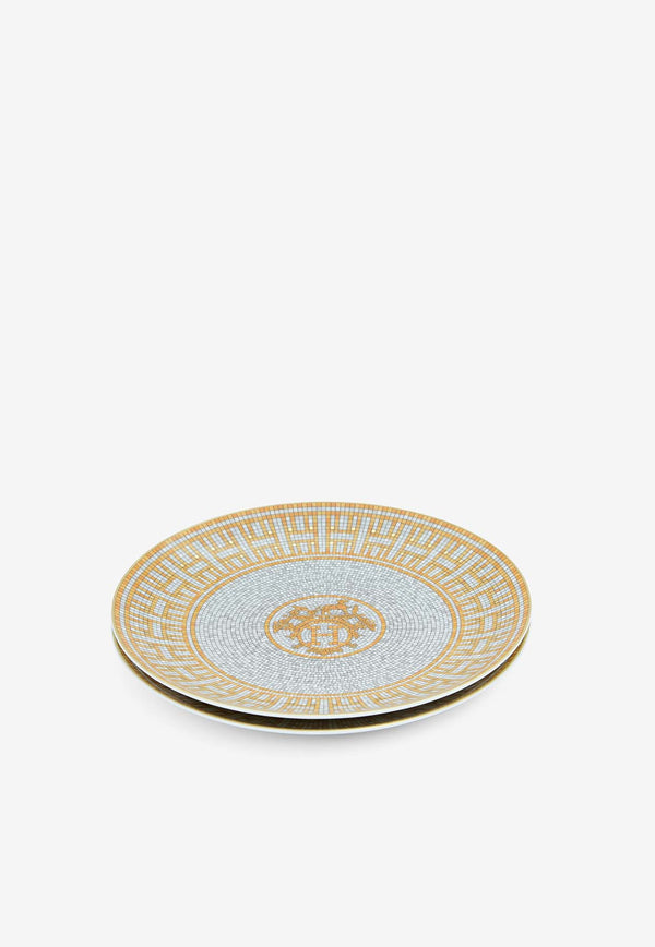 Hermès Mosaique au 24 Gold Dessert Plate - Set of 2