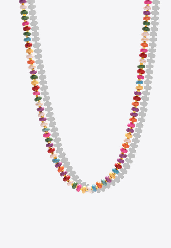 Crystal Haze Jewelry The Flirt Lariat Beaded Necklace Multicolor THEFLIRT LARIATMULTICOLOUR