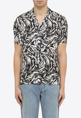 PT Torino Motif Print Short-Sleeved Shirt Monochrome TL6SBW050RTY22FS/O_PT0F-0025