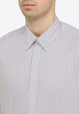 PT Torino Striped Long-Sleeved Shirt White TL6SIT050RTY22FS/O_PT0F-0010