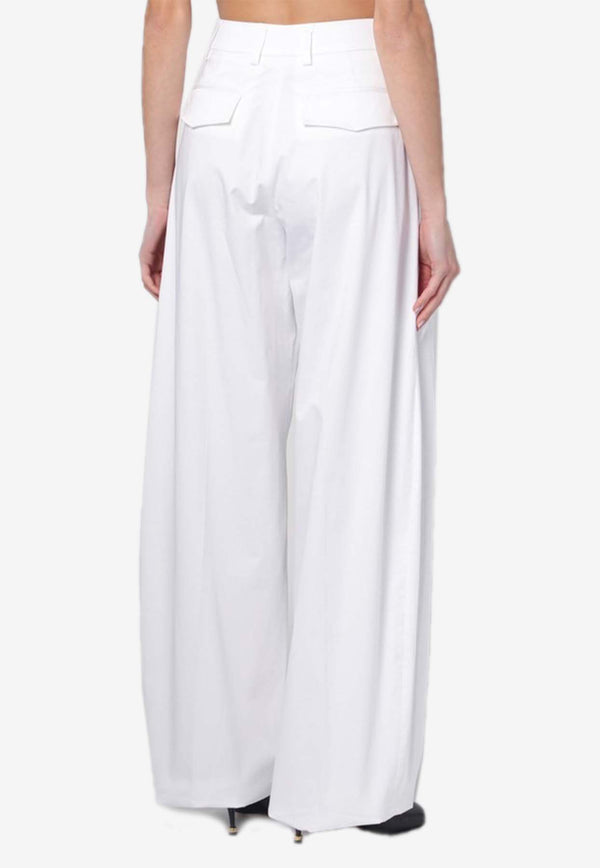 TheLatest Billie Wide-Leg Pants White TLW03111T0194ABTP/Q_LATES-T0001