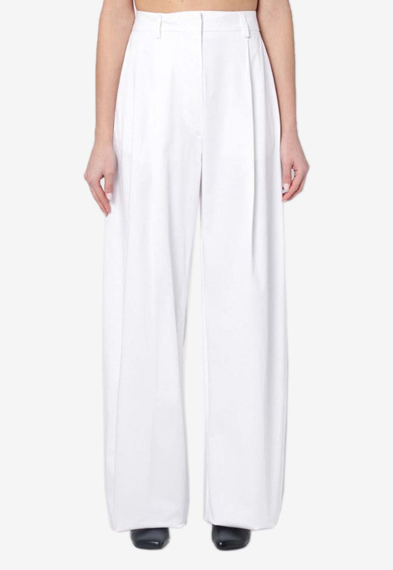 TheLatest Billie Wide-Leg Pants White TLW03111T0194ABTP/Q_LATES-T0001