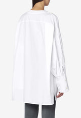 TheLatest Oversized Long Shirt White TLW04002T0207ABTP/R_LATES-T0001