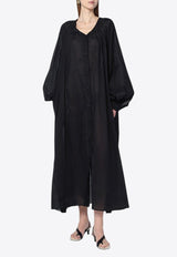 TheLatest Flowy Midi Dress Black TLW08000T0172LNTP/Q_LATES-T0002