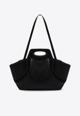 Themoirè Medium Dhea Faux Leather Shoulder Bag Black TMCODHN1PL/P_THEMO-BLK