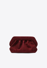 Themoirè Medium Bios Faux Suede Clutch Plum TMFW25BSUE120EL/R_THEMO-PR