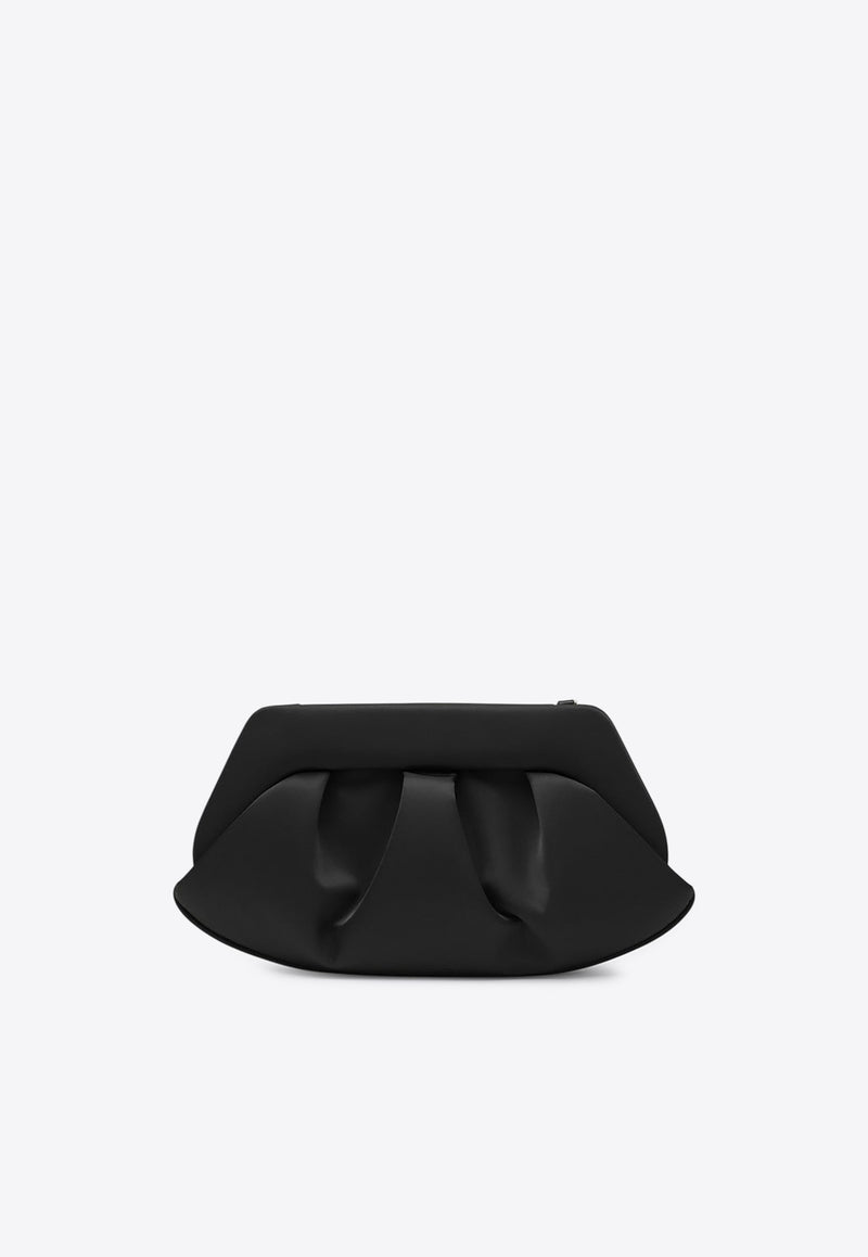 Themoirè Emera Satin Clutch Bag TMFW25EMRSA1PL/R_THEMO-BLK