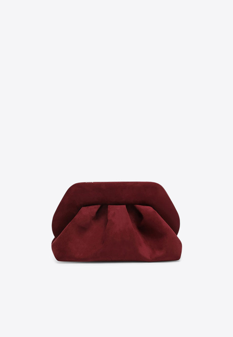 Themoirè Tia Faux Suede Clutch  Plum TMFW25TSUE120EL/R_THEMO-PR