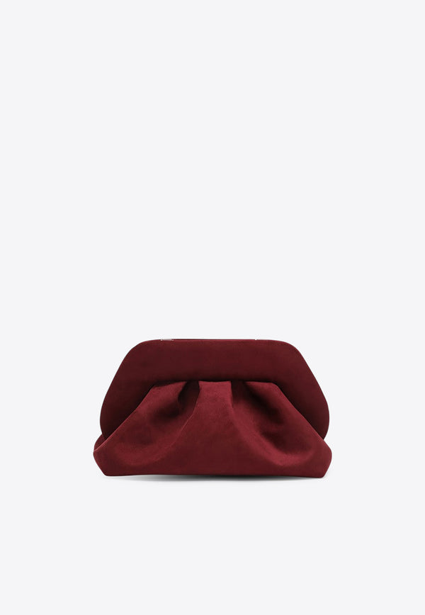 Themoirè Tia Faux Suede Clutch  Plum TMFW25TSUE120EL/R_THEMO-PR