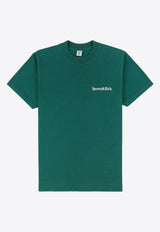 Sporty & Rich Health is Wealth Printed T-shirt Green TO043516300GR03GREEN